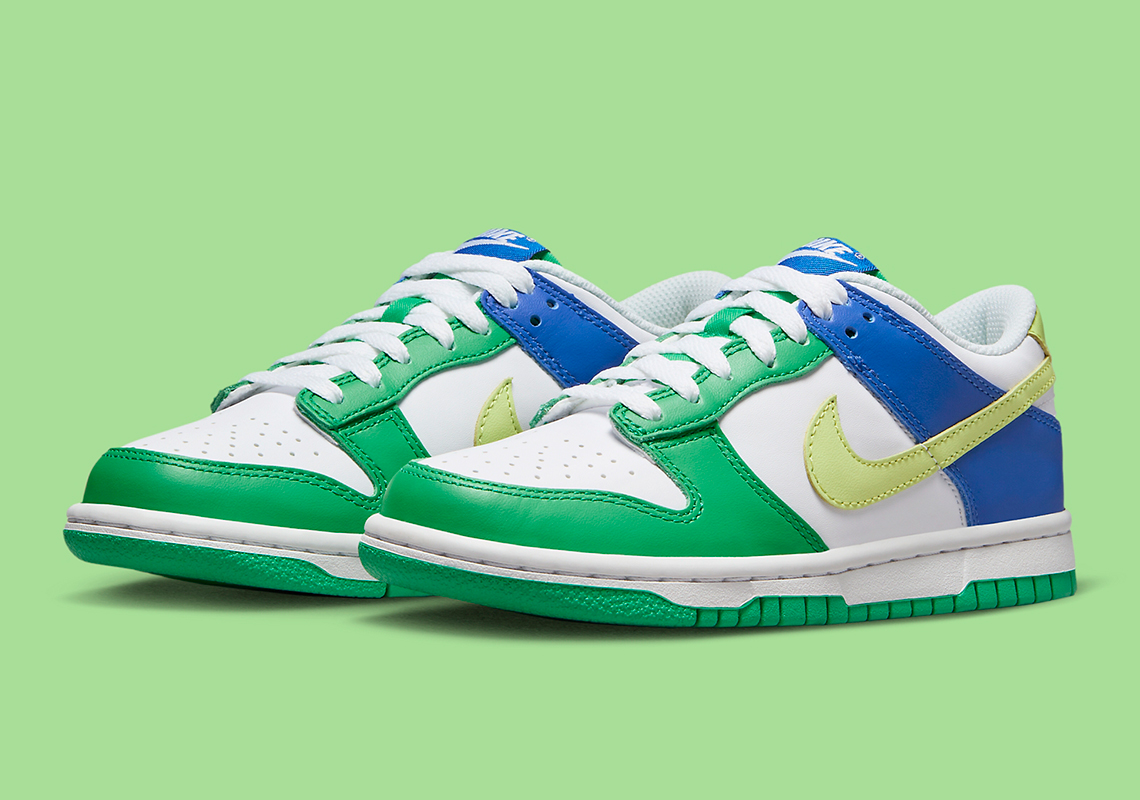 A Lively Array Of Hues Touch Down On The Latest Kids Nike Dunk Low