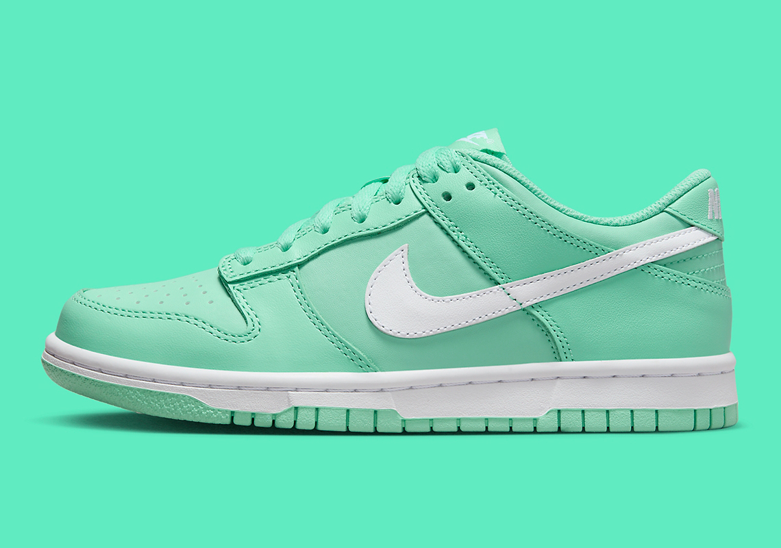 nike dunk low gs light menta DH9765 302 2