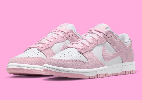 “Pink Corduroy” Touches Up The Nike Dunk Low For Summer