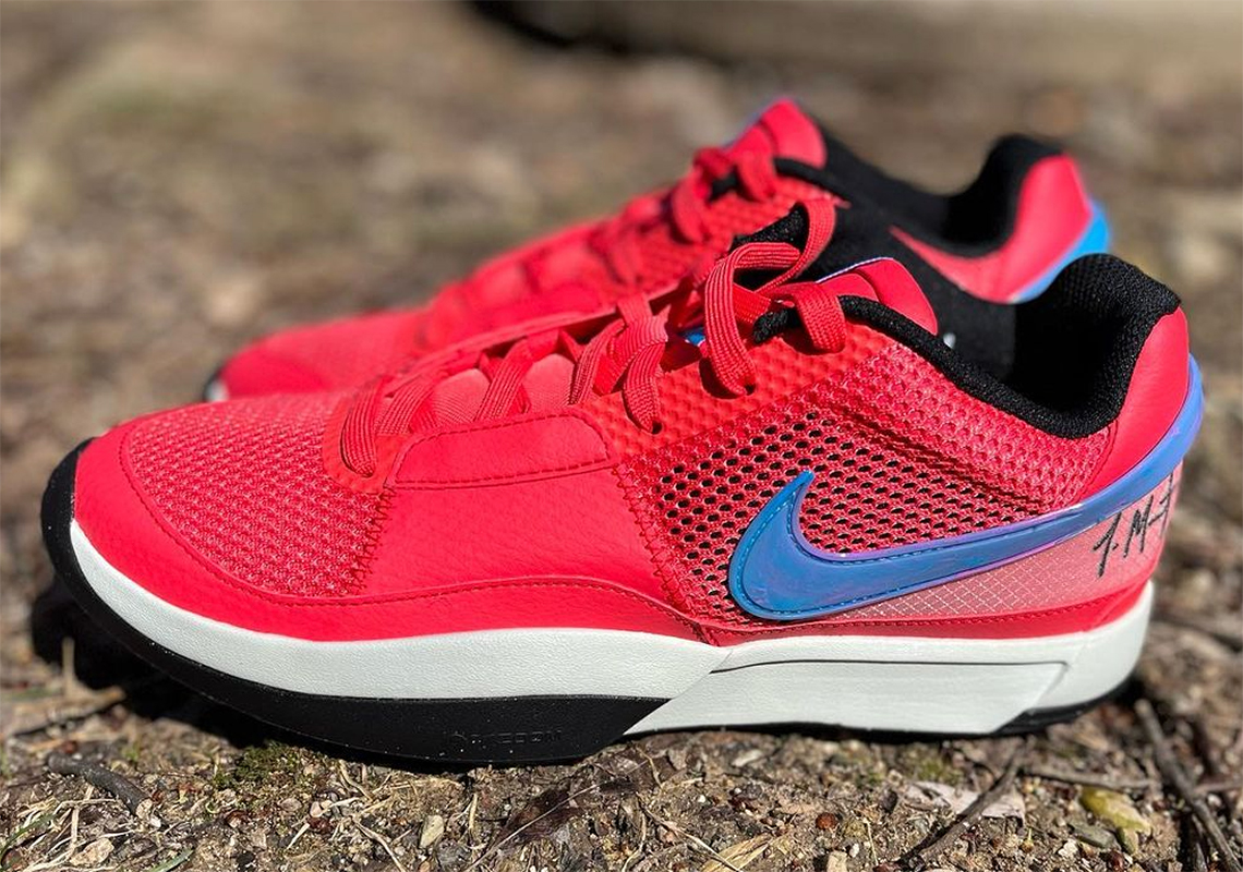 Vibrant Reds And Blues Envelop The Latest Nike Ja 1