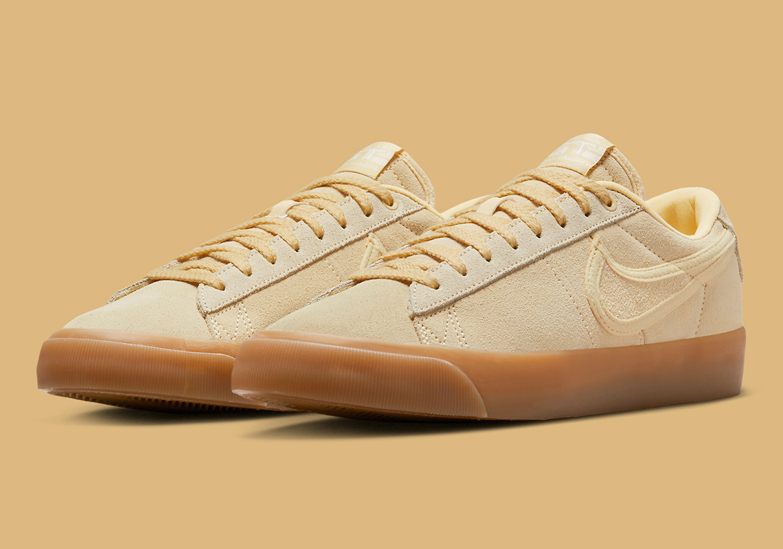 The Nike SB Blazer Low GT Gets A “Light Tan” Suede Makeover