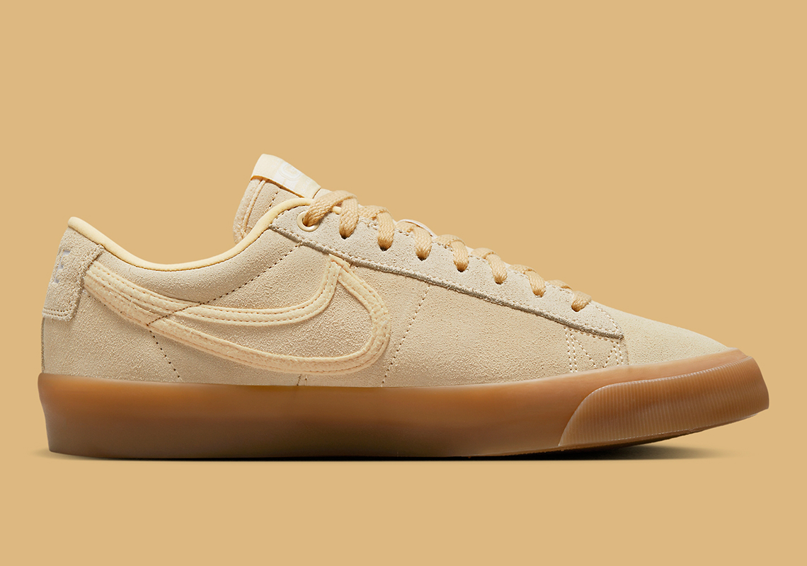 Nike Sb Blazer Low Gt Light Tan Gum Fn7404 200 4