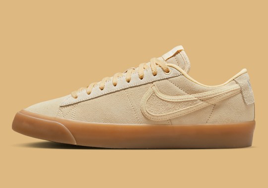 The Nike SB Blazer Low GT Gets A “Light Tan” Suede Makeover