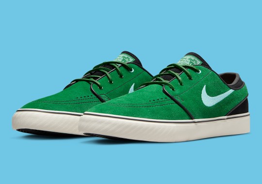 The Nike SB Stefan Janoski Brushes Its Suedes In “Gorge Green”
