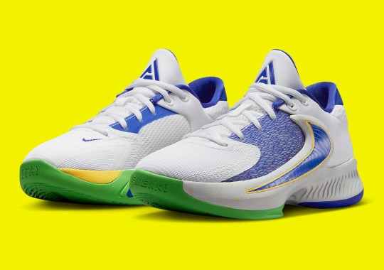 The top Nike Zoom Freak 4 Shines In Primary Colors
