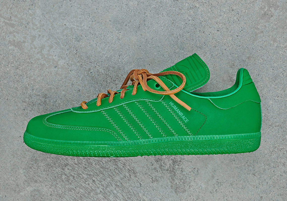 pharrell adidas samba color pack humanrace green ie7294