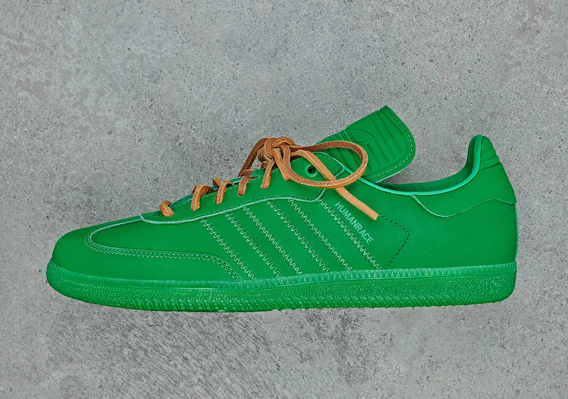 Pharrell Williams × adidas Originals Samba Humanrace Orbit Green /Greyの新品/中古フリマ(通販)｜スニダン