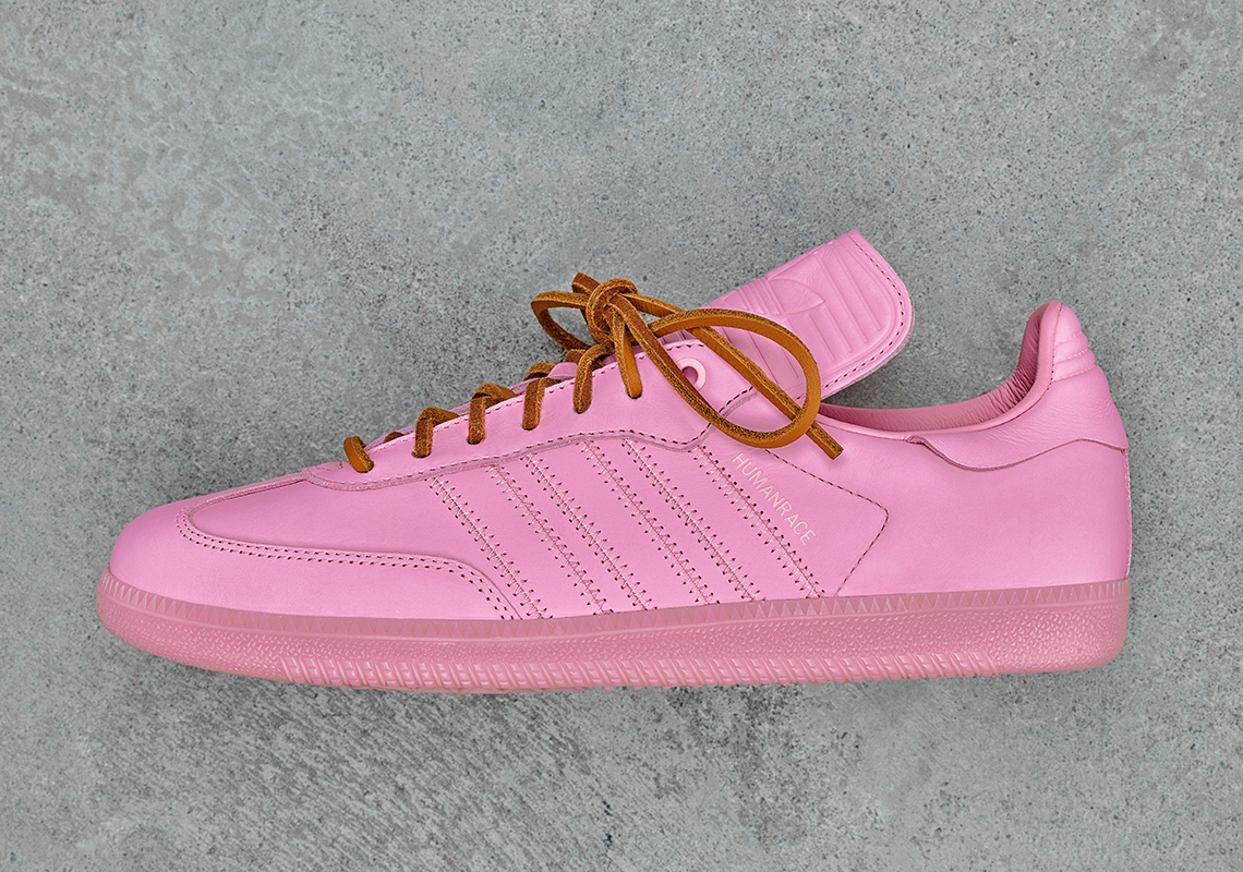 pharrell adidas samba color pack humanrace pink ie7295