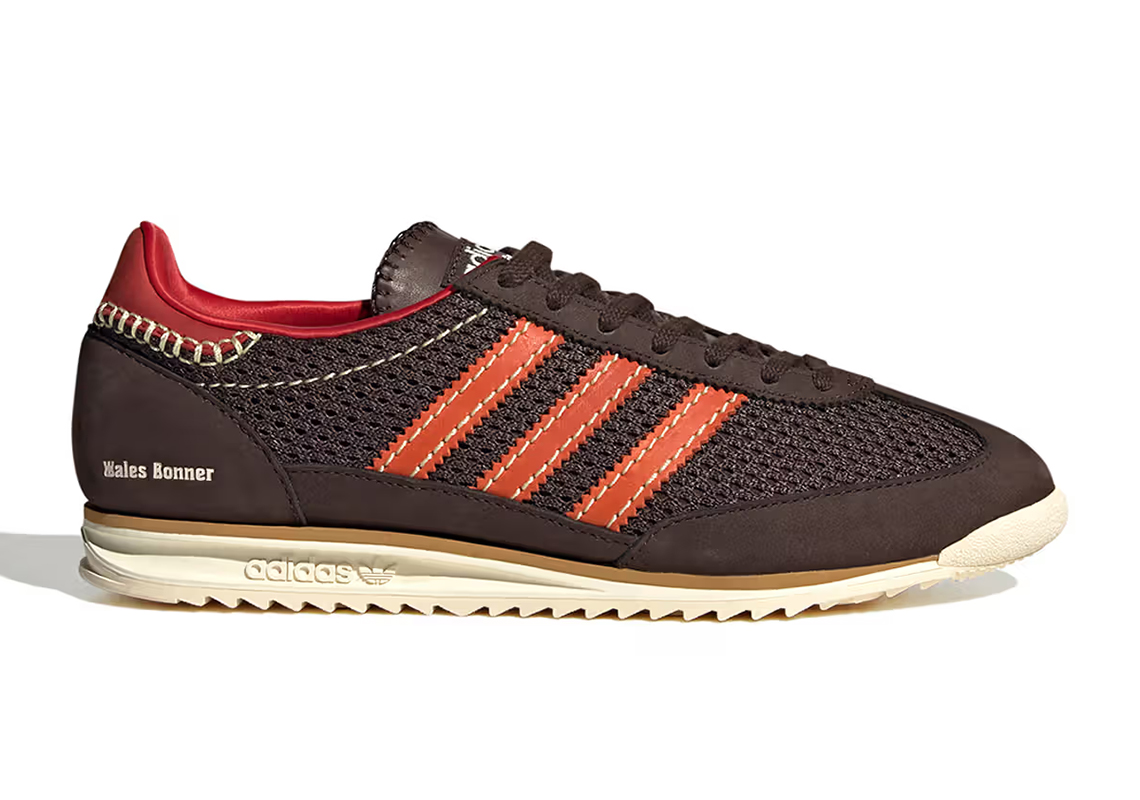 Wales Bonner Adidas Sl72 Brown Suede