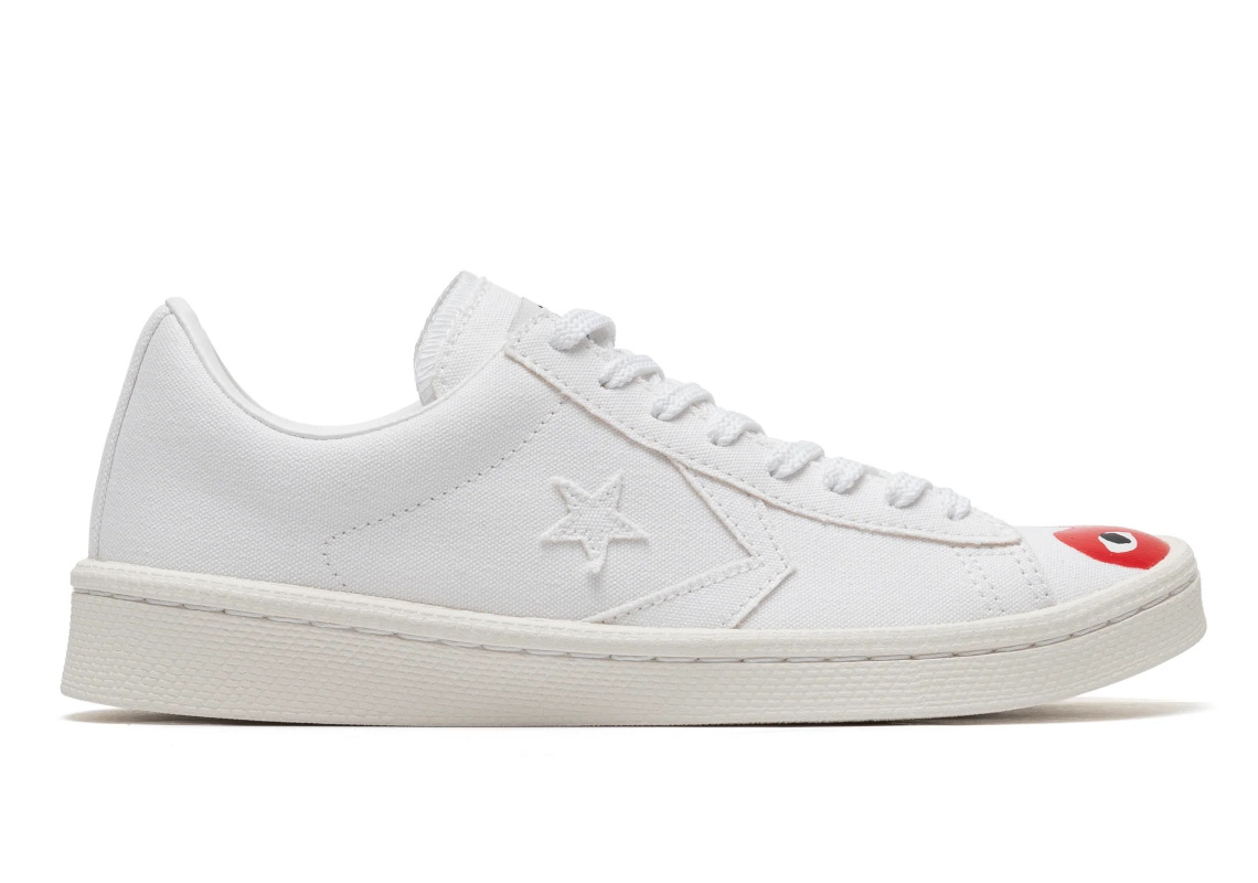 Женские кроссовки converse comme des garçons play white