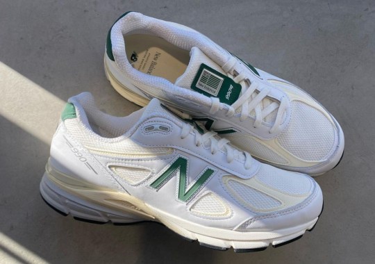 Teddy Santis Brings A Clean "White/Green" To The New Balance 990v4 Made In USA