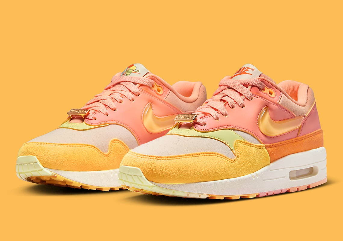 Official Images Of The Nike Air Max 1 "Puerto Rico" In "Orange Frost"