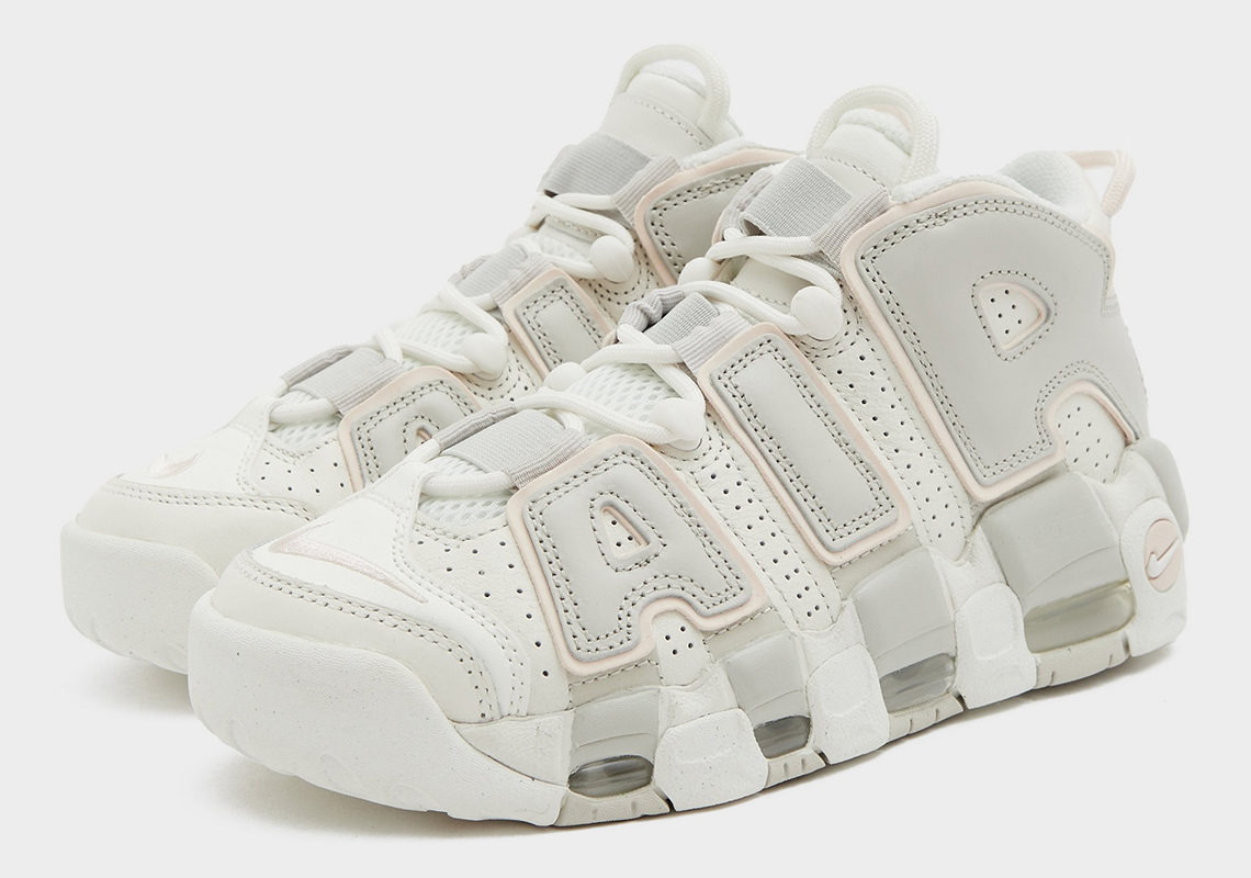Nike Air More Uptempo White Pink Grey 5