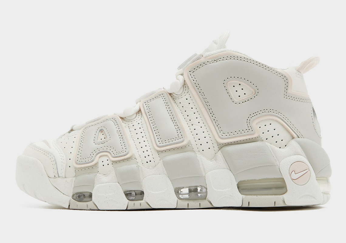 Hecho de cabina Desplazamiento Nike Air More Uptempo "White/Grey/Pink" Release | SneakerNews.com