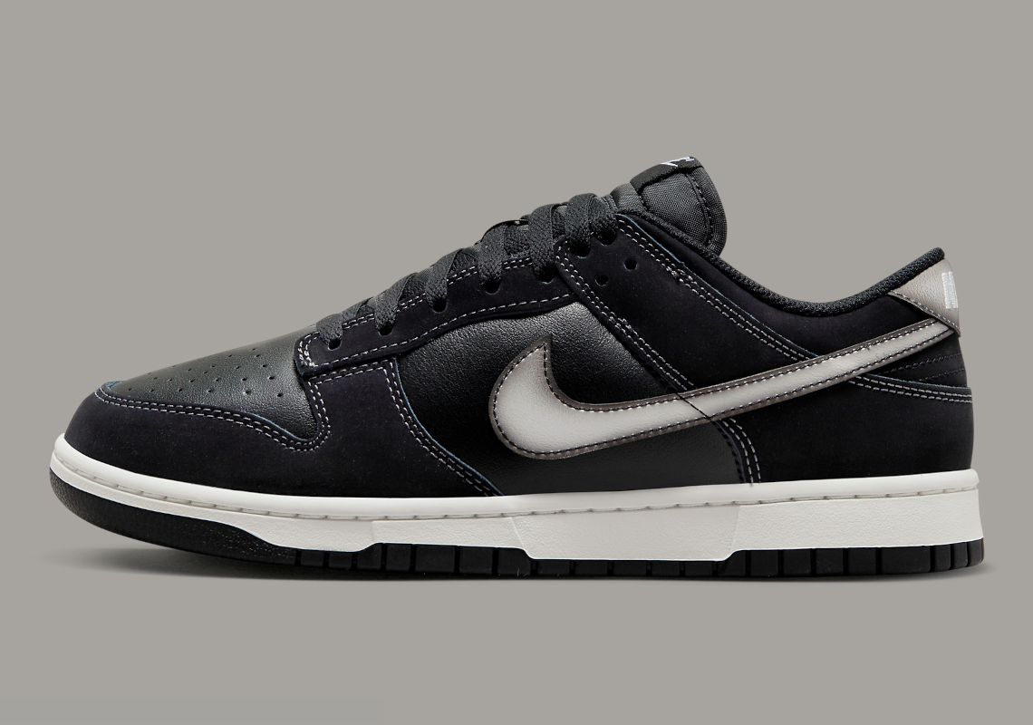 Airbrush Detailing Injects Personality Into This Mostly "Black" Nike Dunk Low