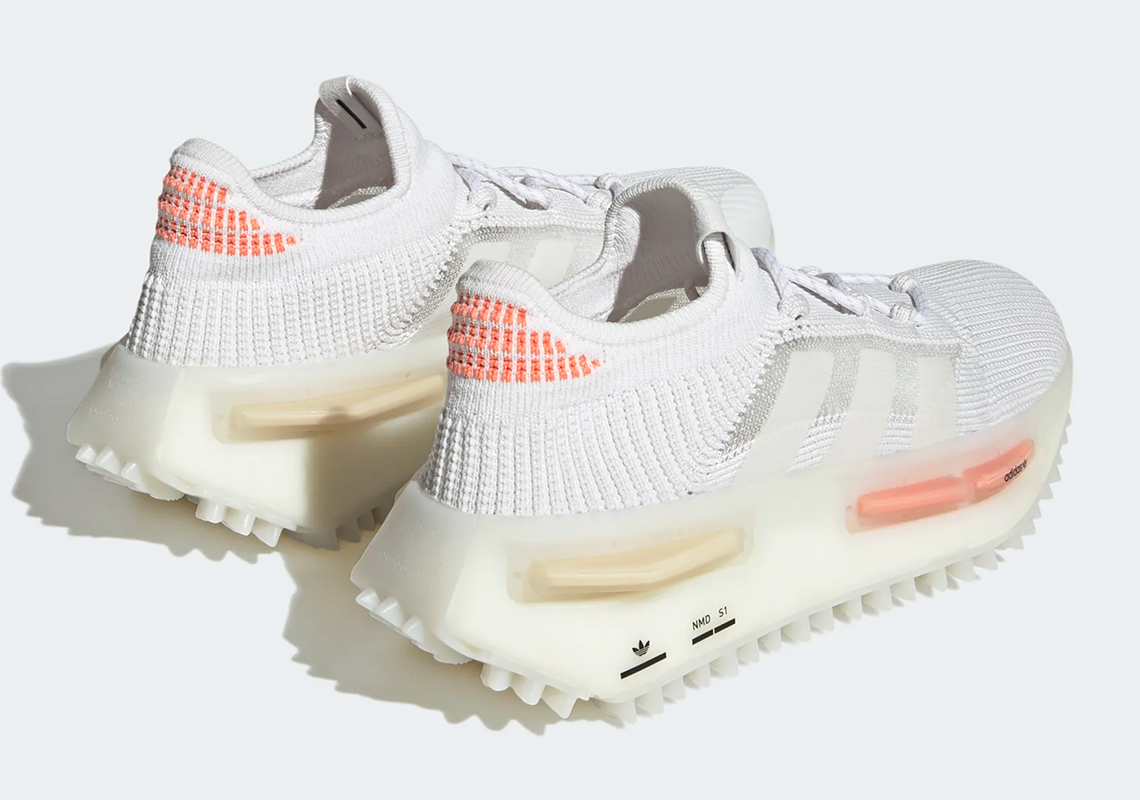 Adidas Nmd S1 Cloud White Coral Fusion Hq4465 4