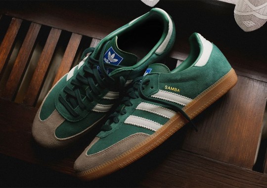 The adidas Samba OG Comes Cured In “Chalk Green”