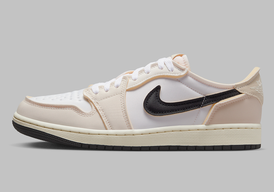 Official Images Of The Air Jordan 1 Low OG EX “Sail/Atmosphere Grey”