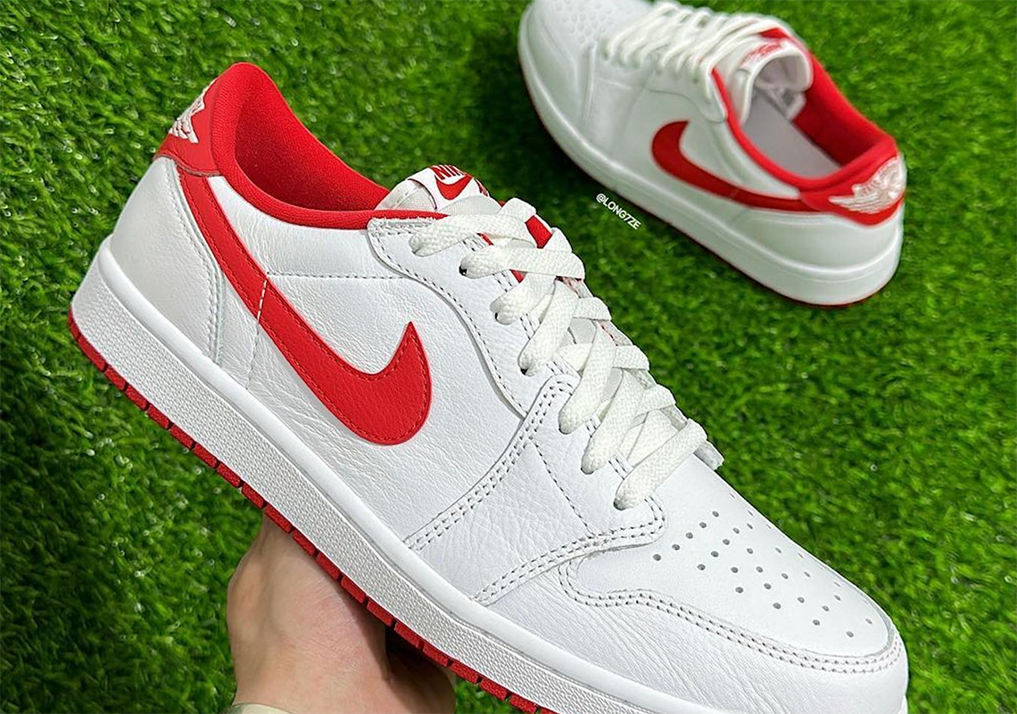 First Look At The Air Jordan 1 Low OG "White/University Red"