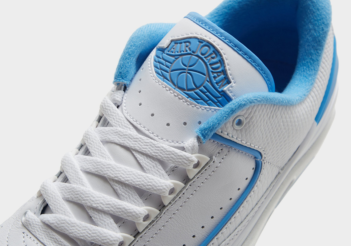 Air Jordan 2 Low Gs White University Blue Fj6869 104 3