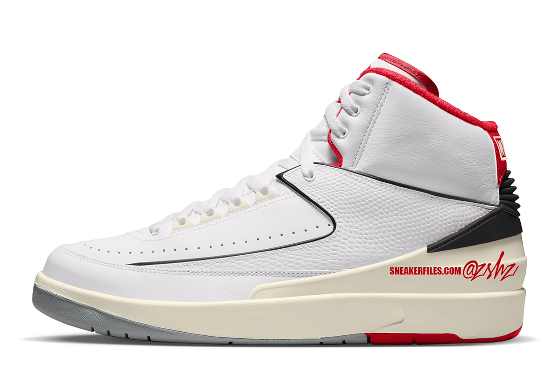 Air Jordan Retro Spring 2024 Release Dates SneakerNews Com   Air Jordan 2 White Fire Red Black Sail Cement Grey Spring 2024 