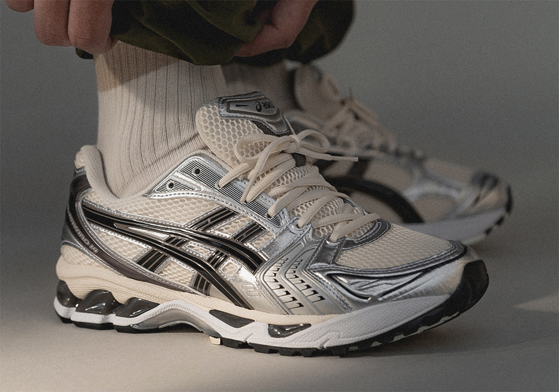 Asics store metallic sneakers