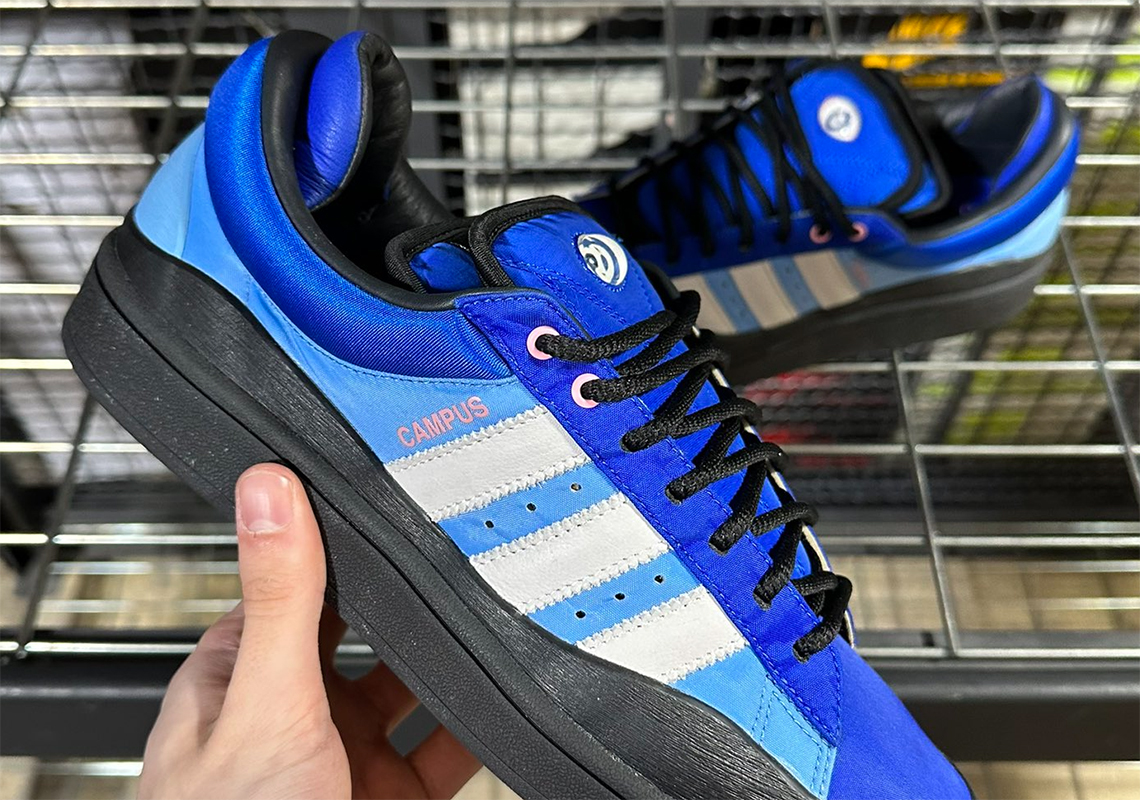 Bad Bunny's adidas Campus Light Receives A Blue And Black Update