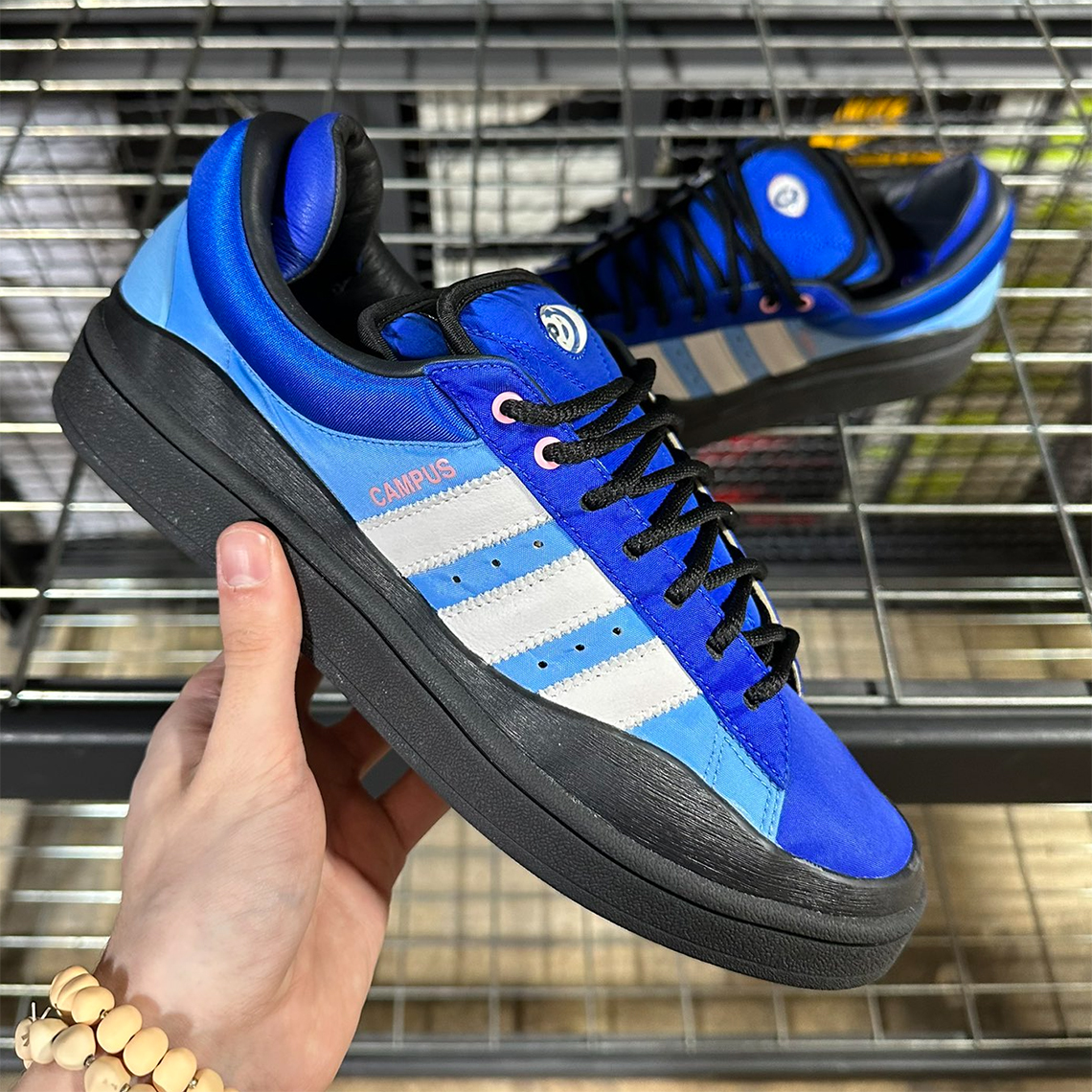 Duque Barbero violación Bad Bunny x adidas Campus Light "Blue/Black" Release | Sneaker News