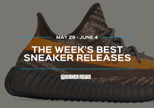 The FZ3288 adidas Yeezy Boost 350 v2 "Onyx" And "Carbon Beluga" Headline This Week's Releases