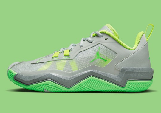 The Jordan Westbrook One Take 4 Appears In A Grey And Neon Green Color Scheme