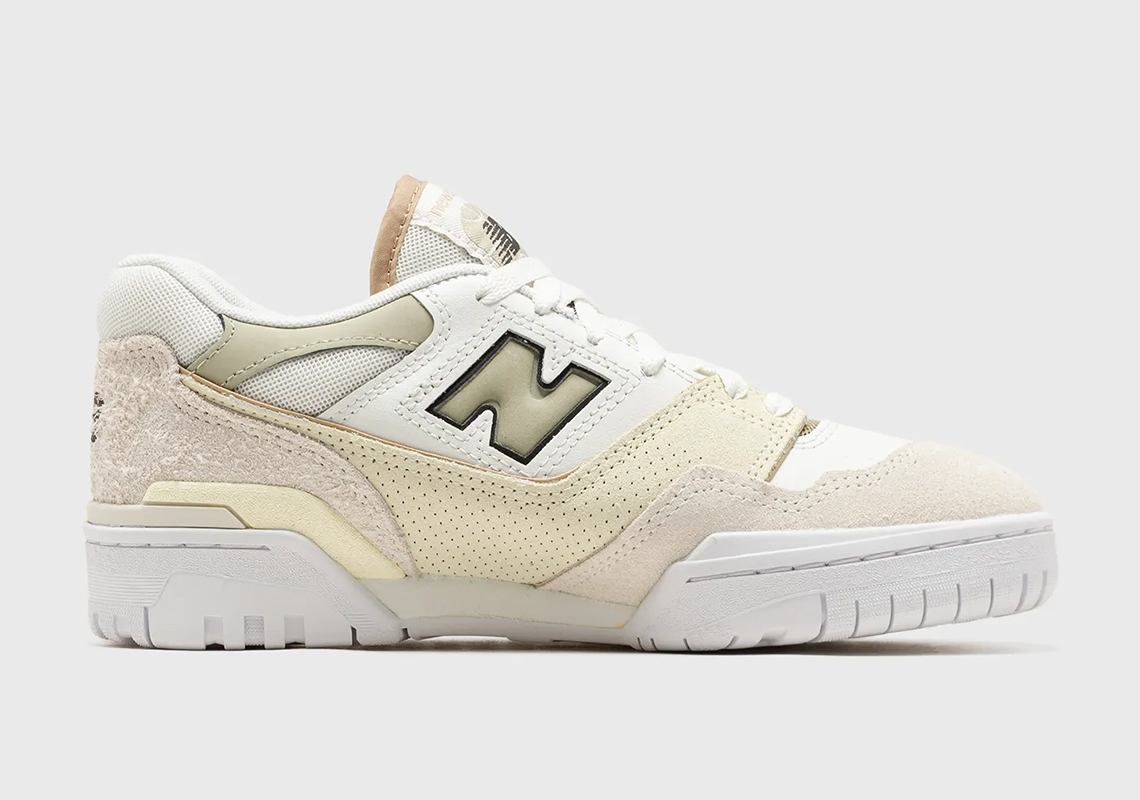 New Balance 550 Womens Sea Salt Olive BBW550SK | SneakerNews.com