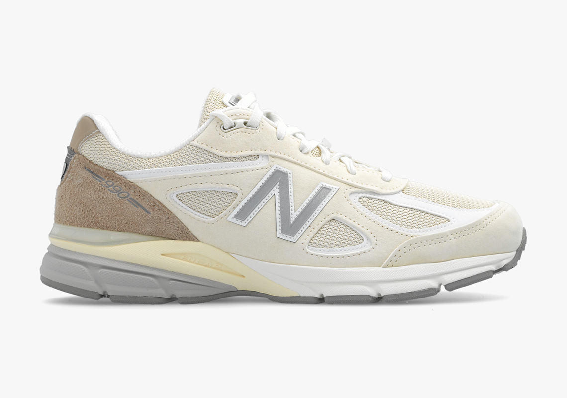 New Balance 990v4 Made In Usa Cream White U990te4 7