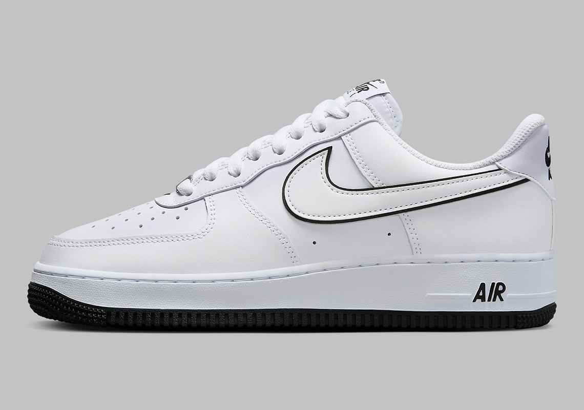 Air force 1 hotsell white and black low