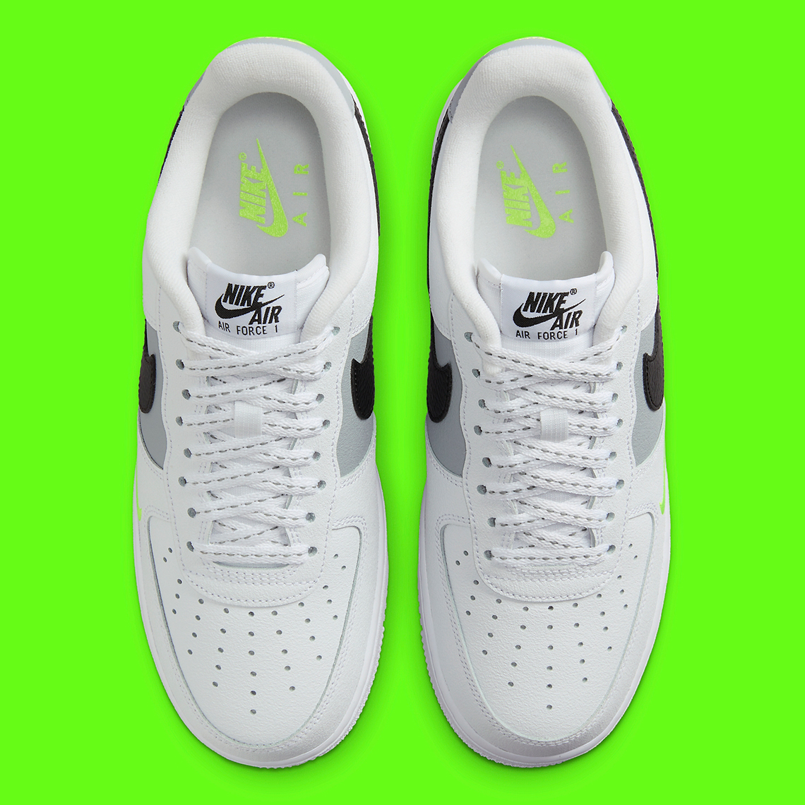 nike air force 1 low white black volt fq2204 100 7