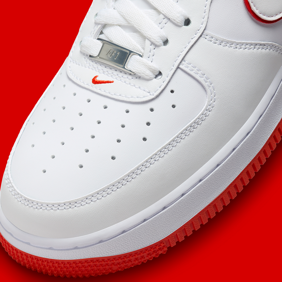 nike air force 1 low white red dv0788 102 8