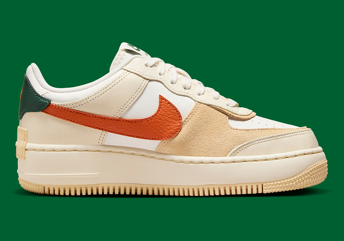 Nike Air Force 1 Shadow Sail Vintage Green Orange Fq2764 100 5