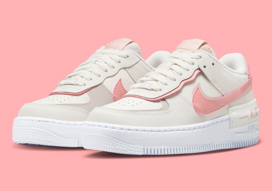 The react Nike Air Force 1 Shadow Gets Summer-Ready With Pink Swooshes