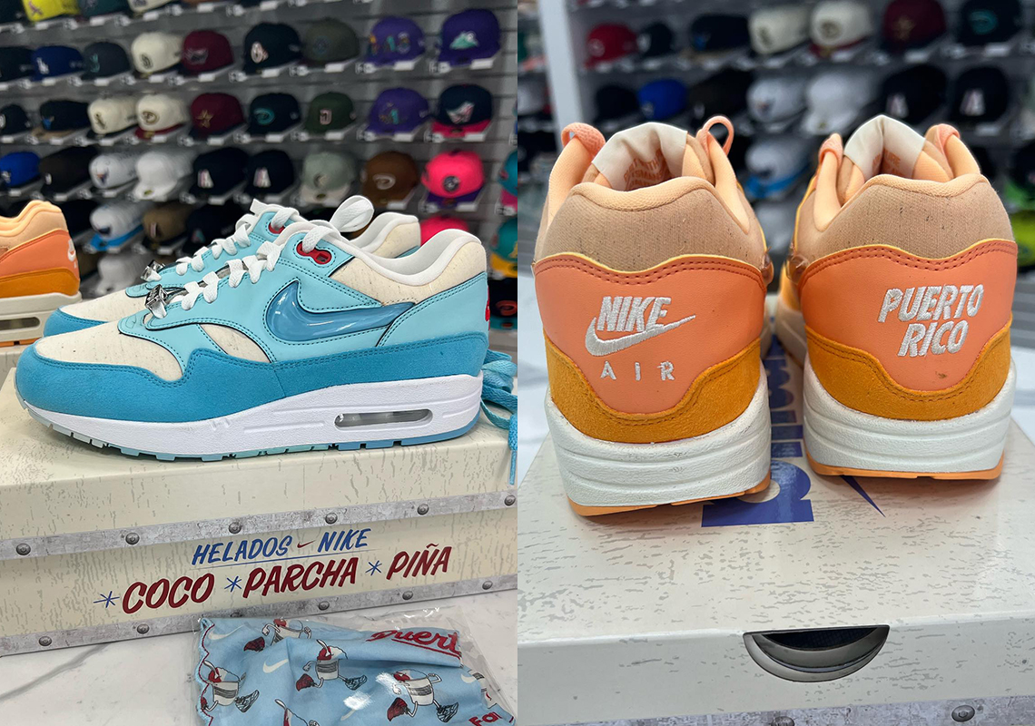 Nike Celebrates Puerto Rico Wth New 'Blue Gale' Air Max 1 Sneakers –  Footwear News