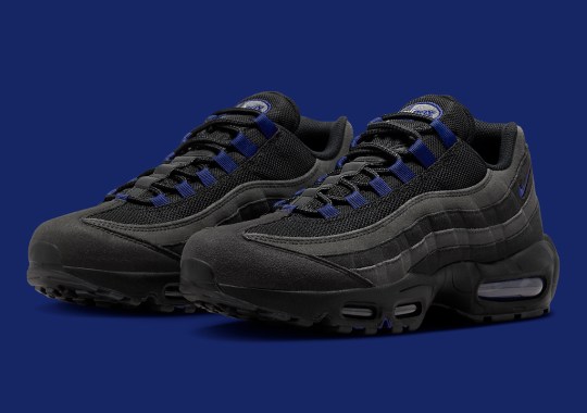 Jewel Swooshes Add Some Dark Navy Flair To The Nike Air Max 95