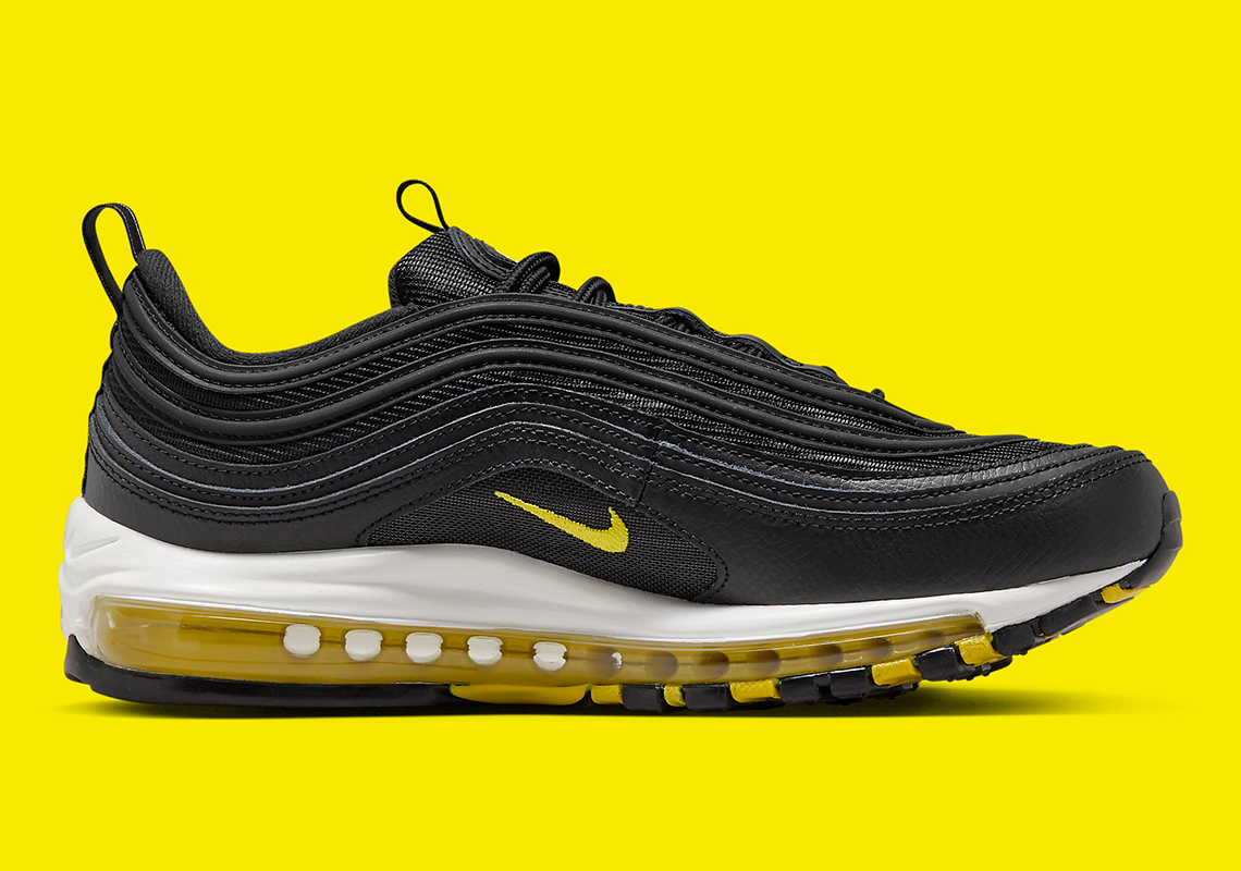 Yellow and black store 97 air max