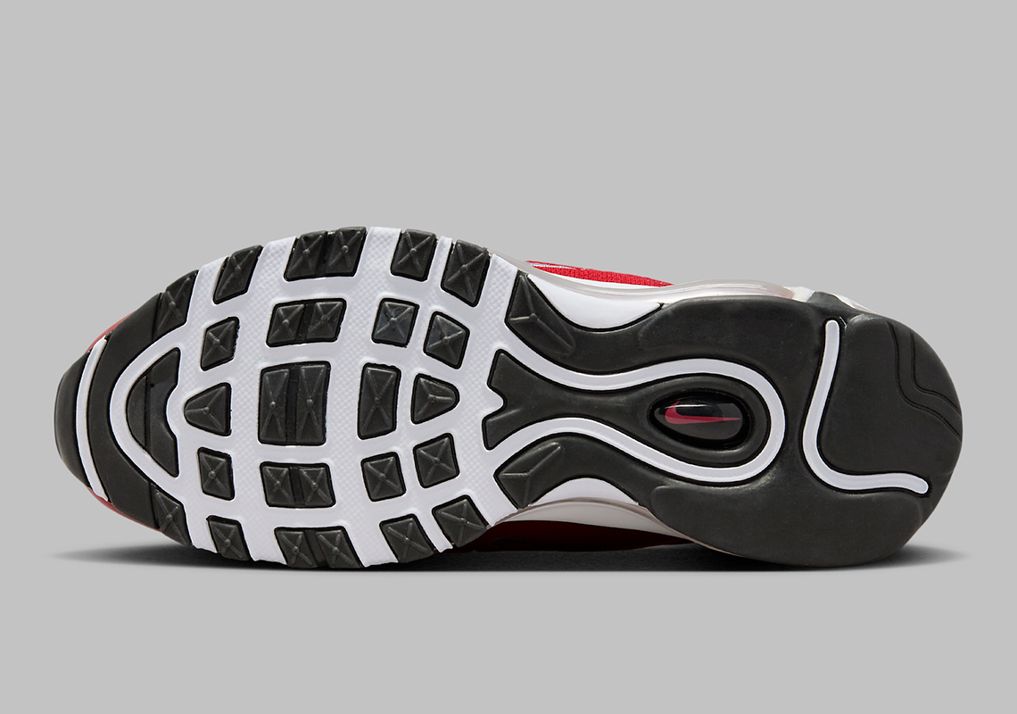 Nike Air Max 97 Gs Red Black Grey Fb3245 001 1