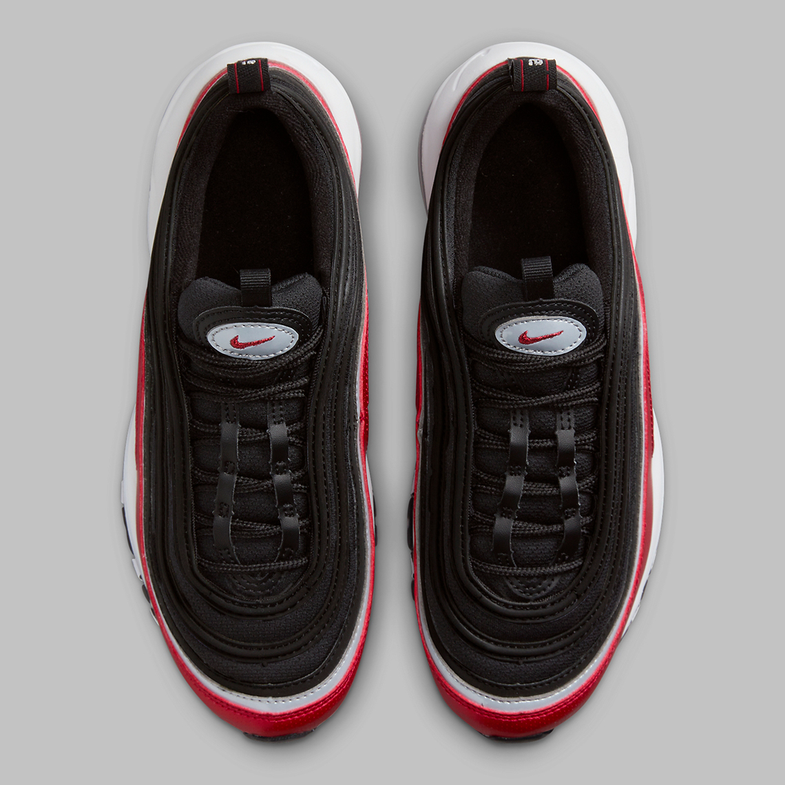 nike air max 97 gs red black grey FB3245 001 2