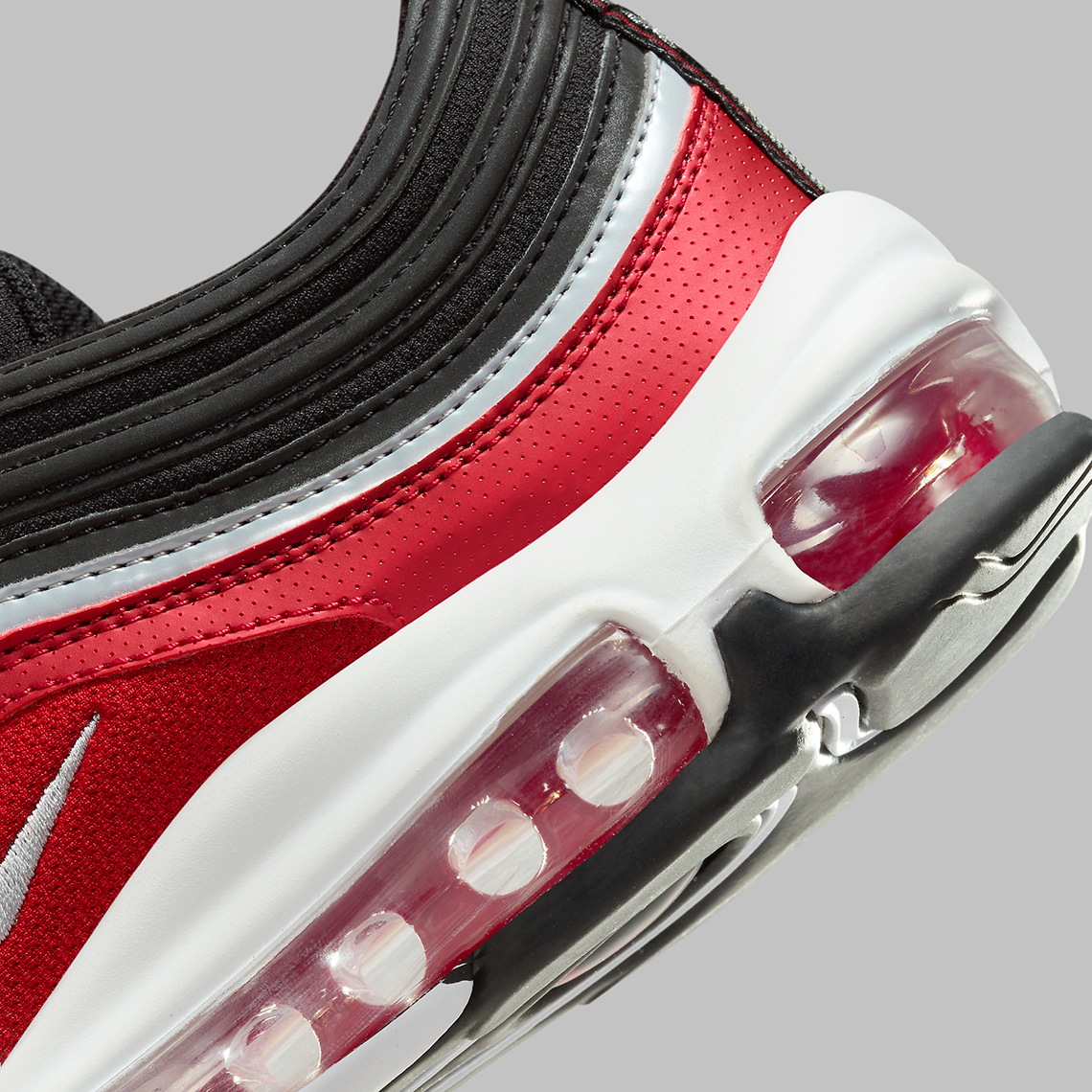 mens air max 97 red and black