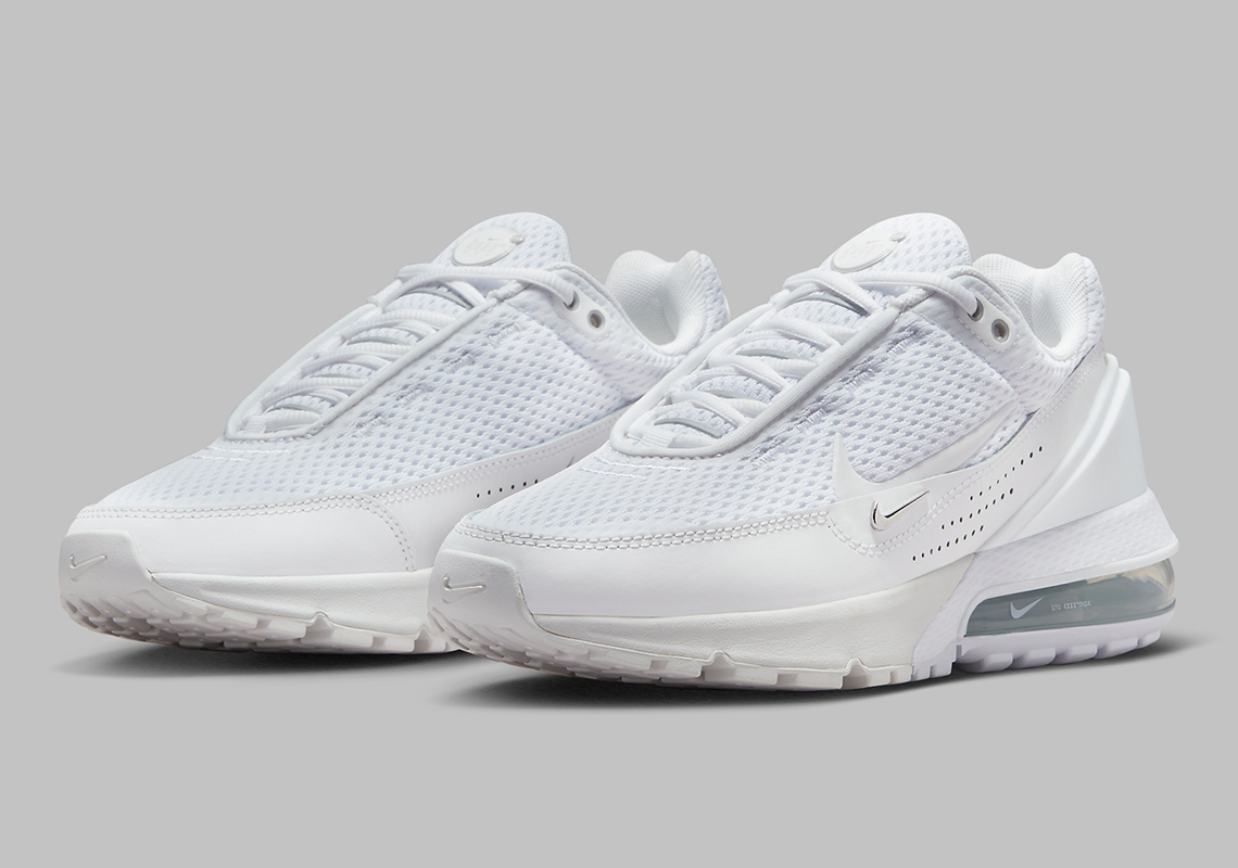 The Nike Air Max Pulse Takes On A Clean "White/Chrome" Look