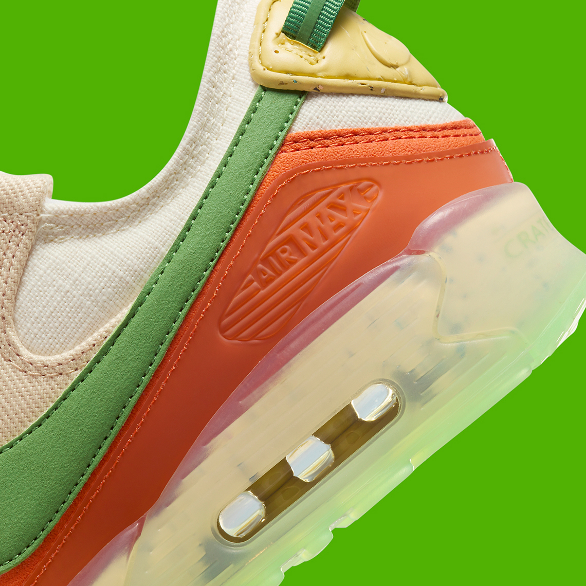 Nike Air Max Terrascape 90 Orange Green Dv7413-100 | Sneakernews.Com
