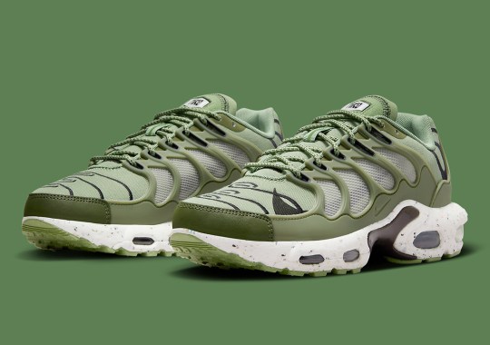 Olive Green Douses The Nike Air Max Terrascape Plus
