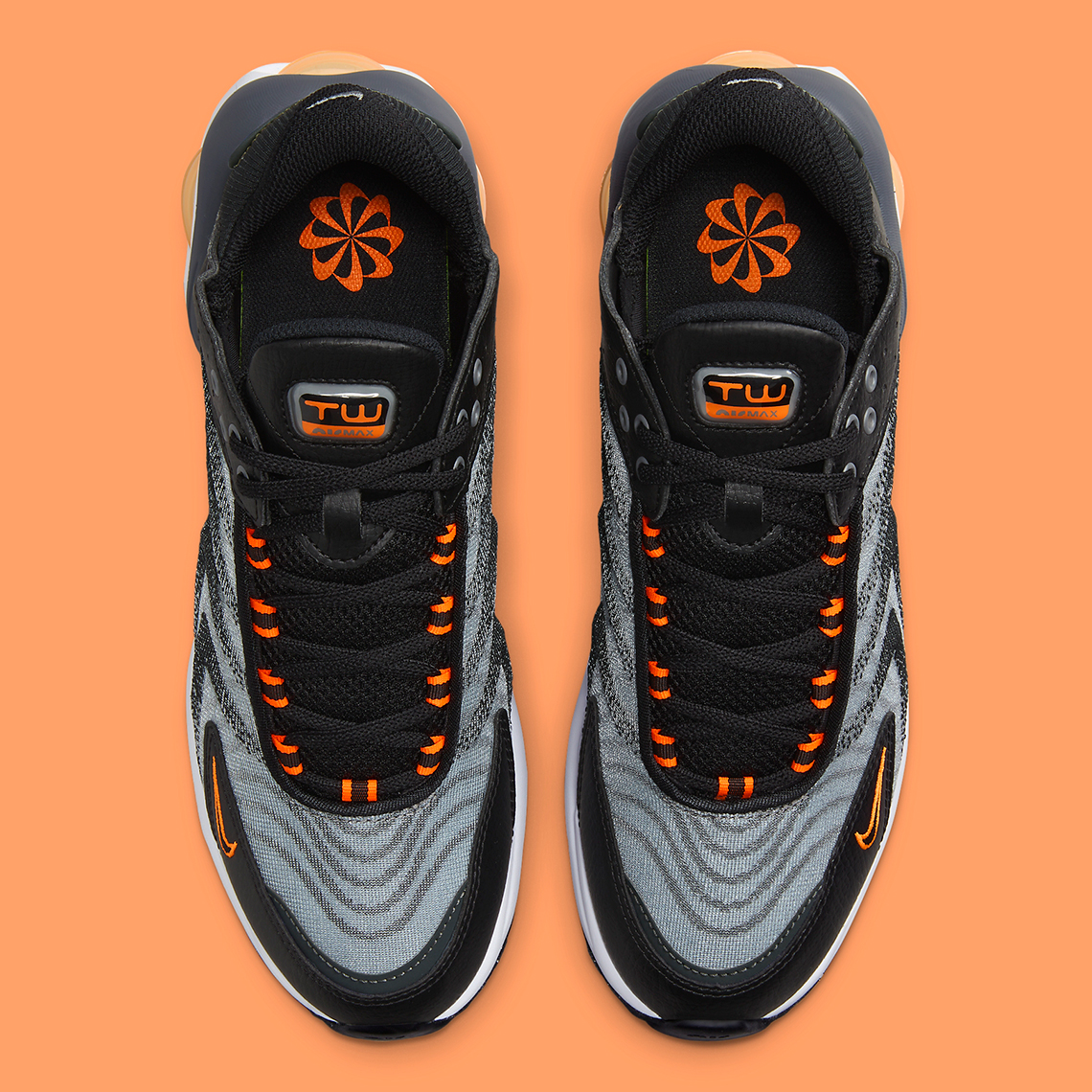 Nike Air Max Tw Black Grey Orange Fq2437 001 7
