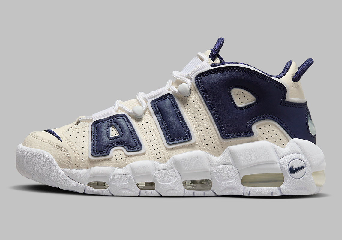 nike air more uptempo coconut milk navy FQ2762 100 6