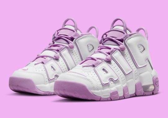 A Summer-Ready Lilac Floods The GS Nike Air More Uptempo