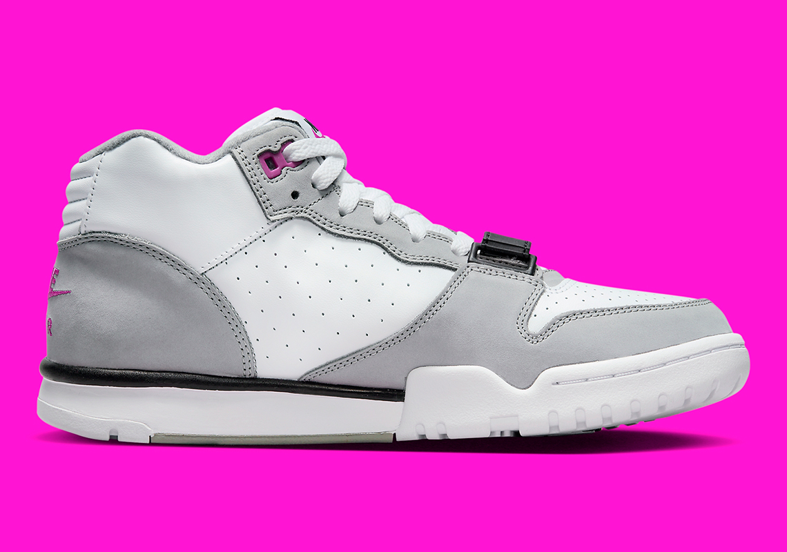 nike air trainer 1 white grey black pink FN6885 062 1